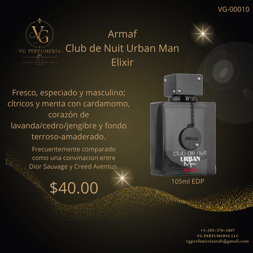 Armaf Club de Nuit Urban Man Elixir - Eau de Parfum Masculino